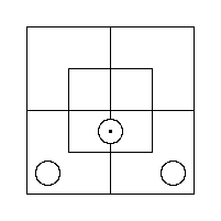 Diagram representing all x prime are m