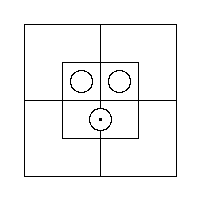 Diagram representing all m are x prime
