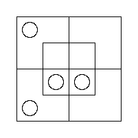 Diagram b representing x prime m prime and y m prime do not exist
