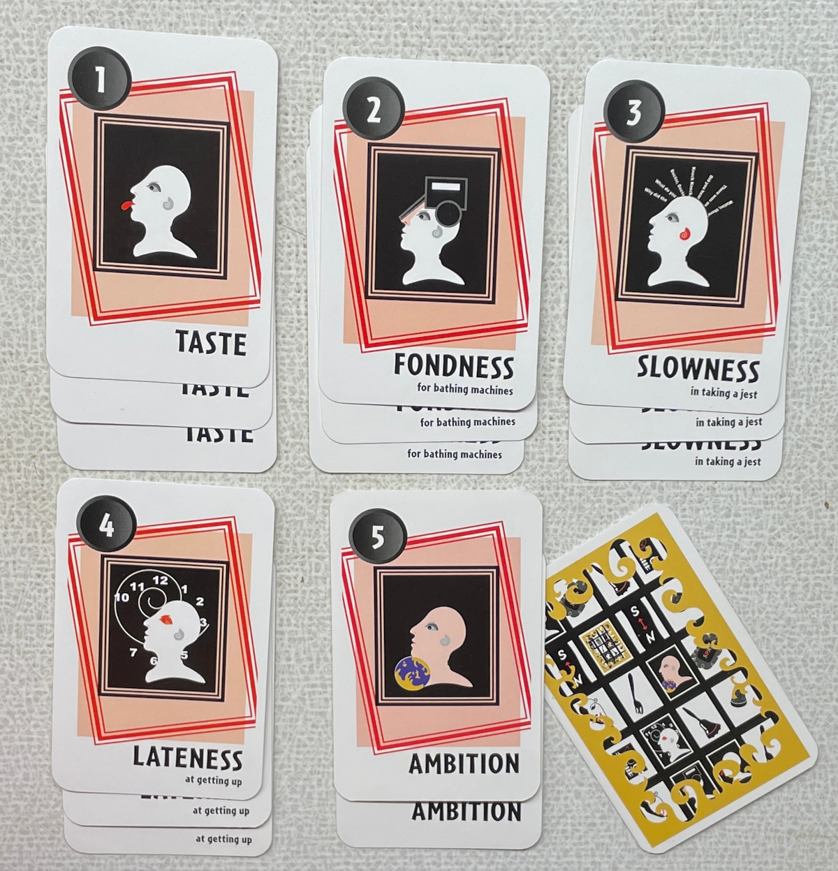 Some cards from the ZZOTA card game SNARK! by JJ Secker and Xanna Eve Chown